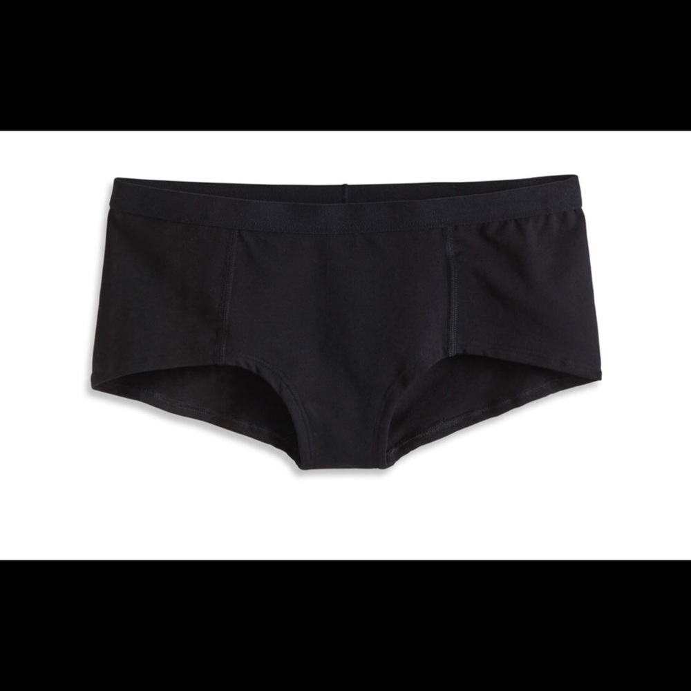 Pact Women’s Boyshorts, SM, black.  >3 for $9/each